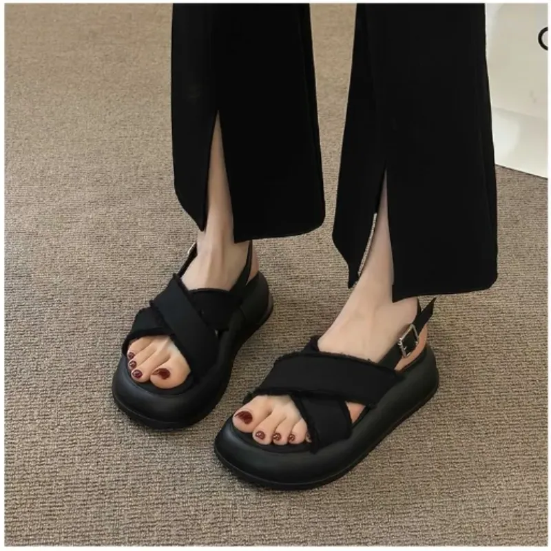 Sabrina Denim Sandals