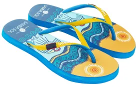 Samba Sol Women's Countries Collection Flip Flop - Belize