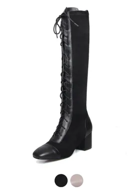 Santy Women's Leather knee high Boots