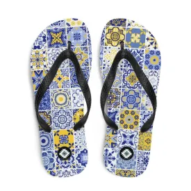 Sicilian Tile Flip Flops