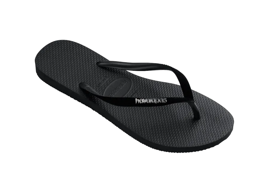 Slim Velvet Flip Flops