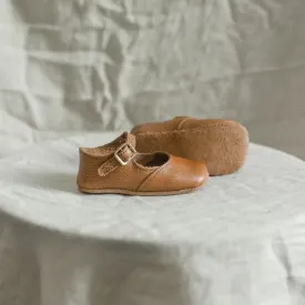 Soft Soled Mary Jane - Cognac