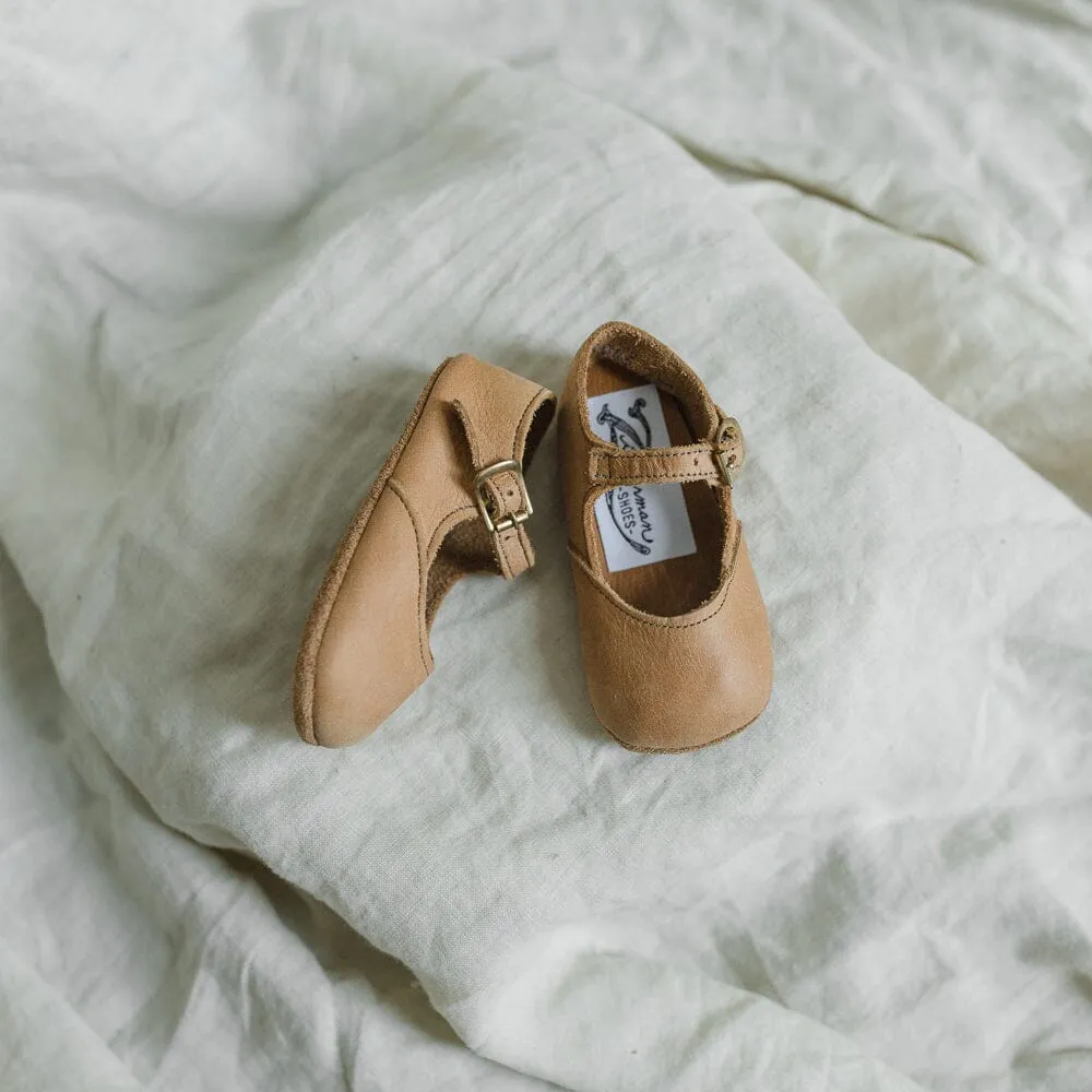 Soft Soled Mary Jane | Tan