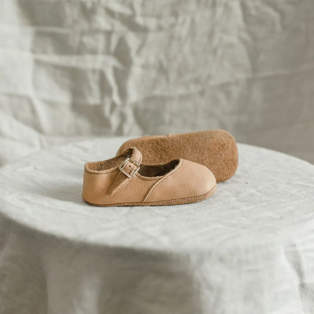 Soft Soled Mary Jane | Tan