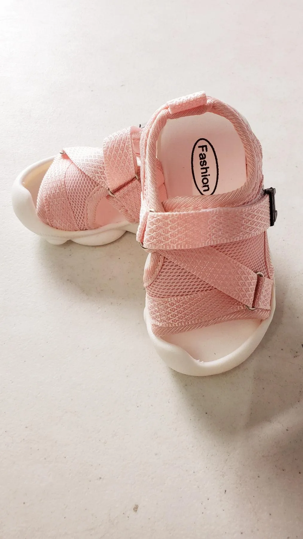 Soft Soled Toddler Sandals - Pink