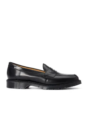 Solovair x Oliver Spencer Penny Loafer Black Hi Shine Leather