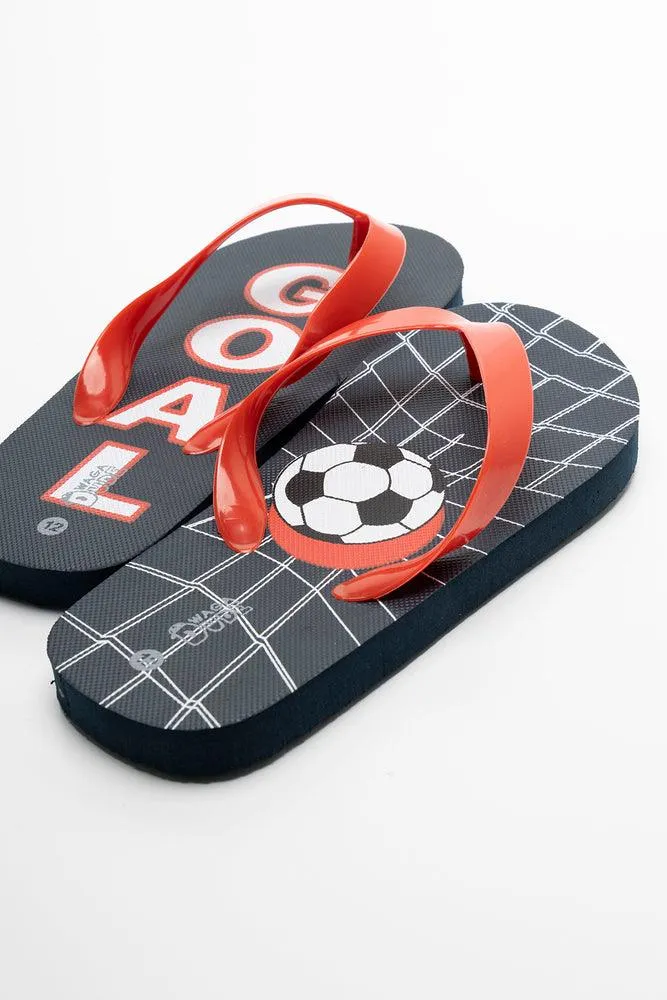 Sporty Navy Flip Flop