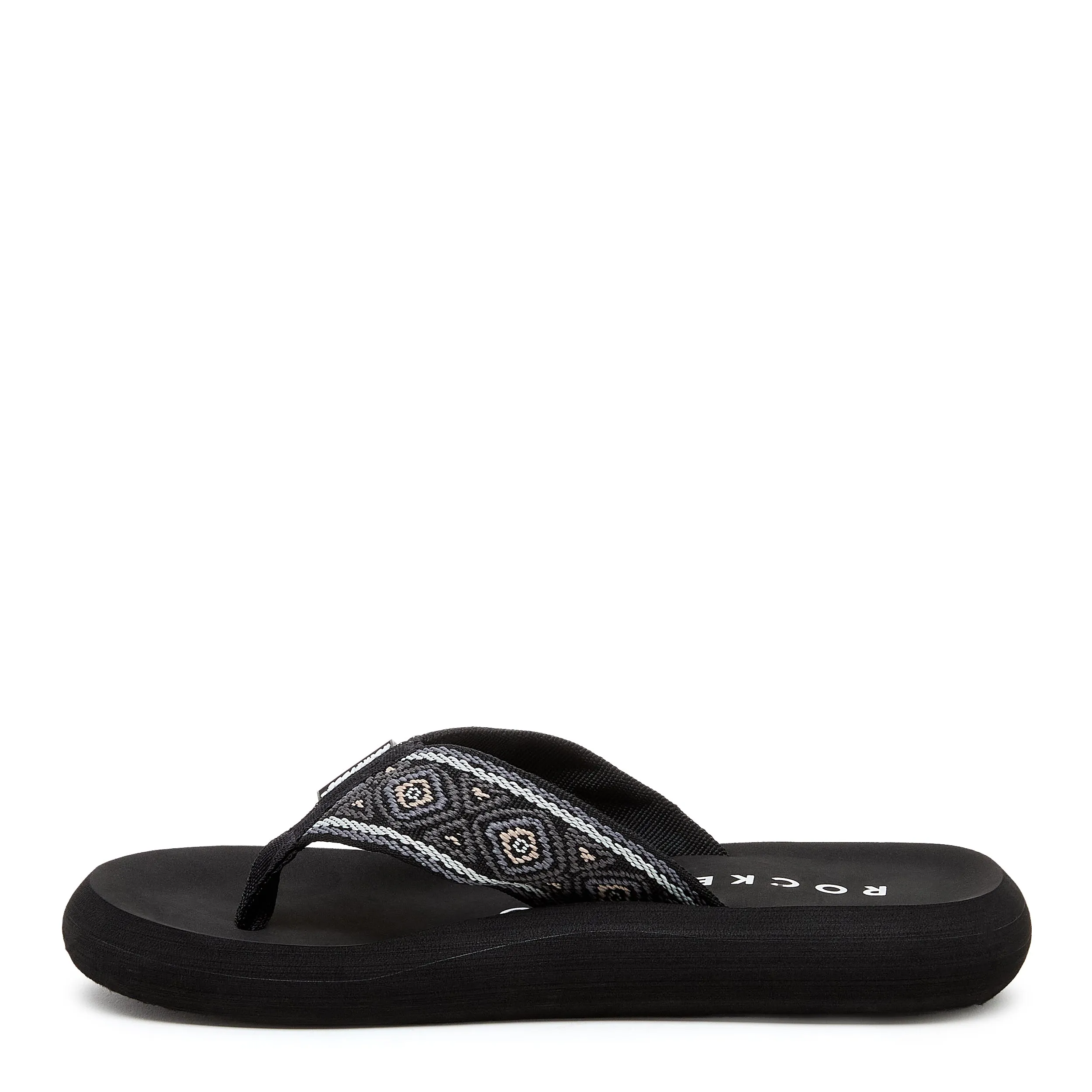 Spotlight Black Multi Flip Flop