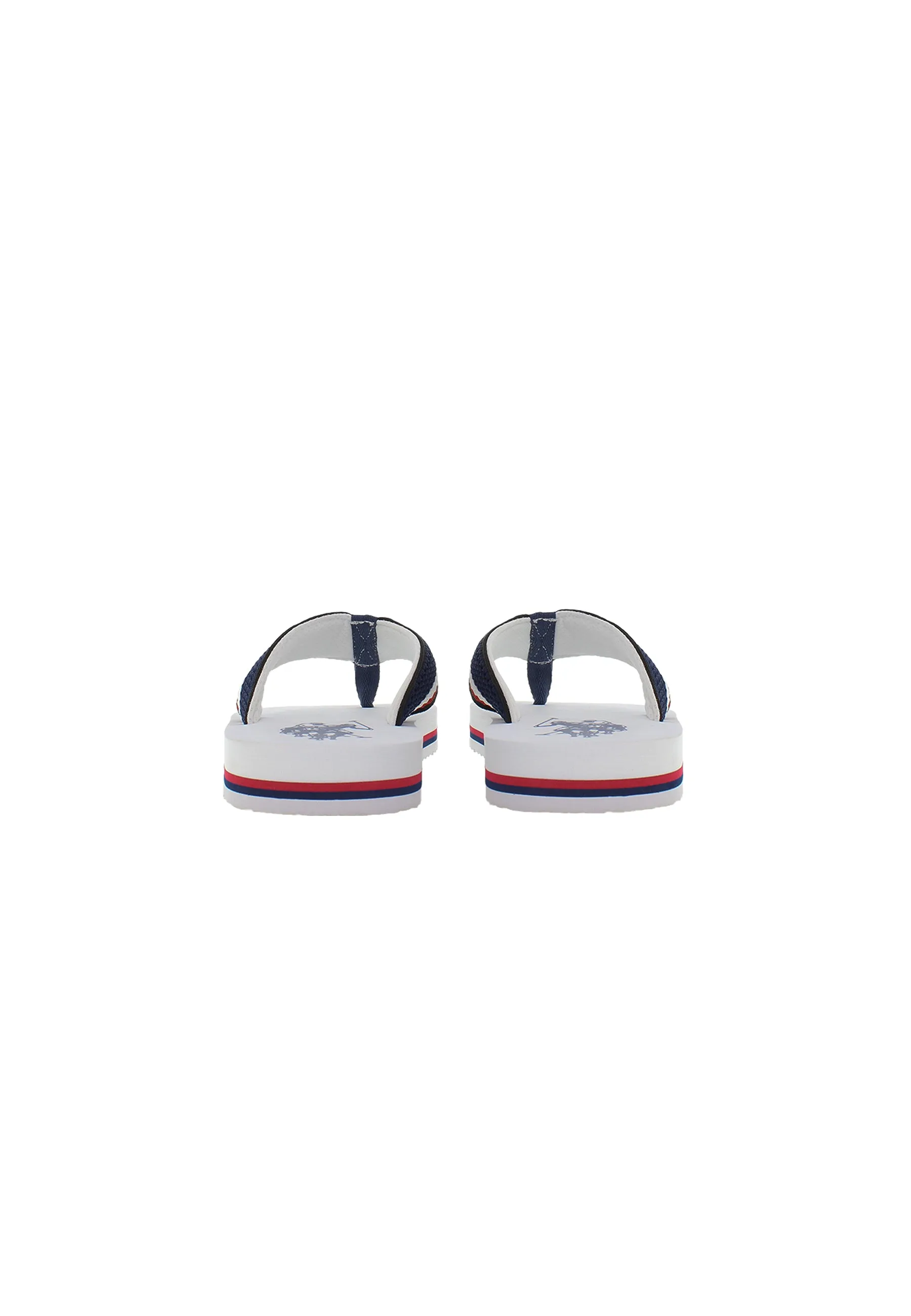 U.S. POLO ASSN.  MEN SLIDERS & FLIP FLOPS IN WHITE