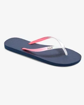 Viva Gradient Flip Flops in Navy & Orange