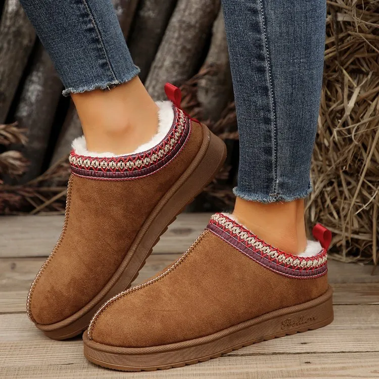 Women Wool Lined Slippers