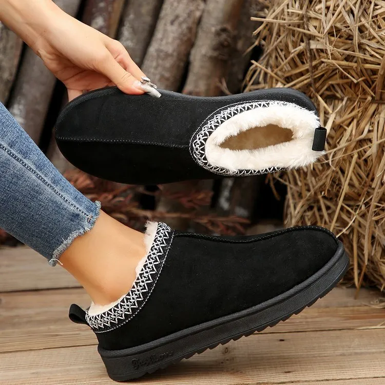 Women Wool Lined Slippers