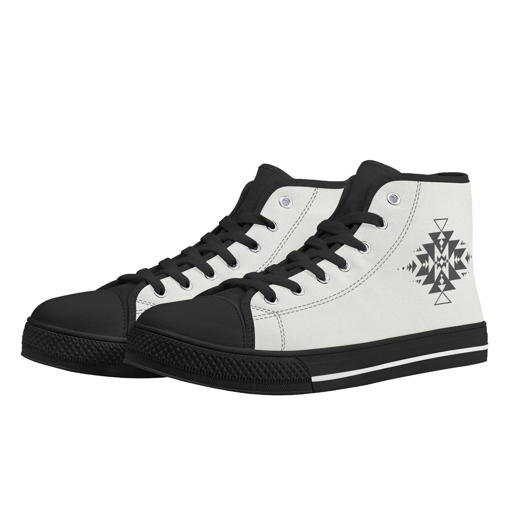 Women’s high top canvas shoes