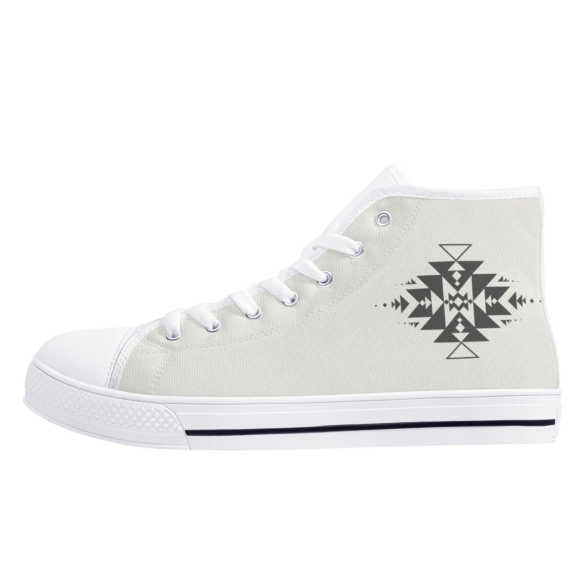 Women’s high top canvas shoes