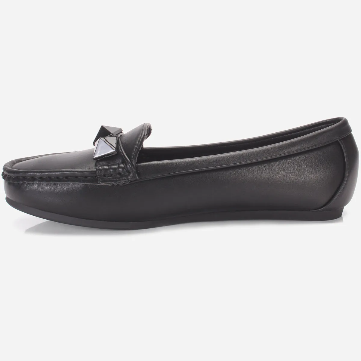 Womens "ORPHIA" Flat Comfy Slide In Moccasins