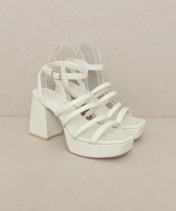 Womens Shoes Style No. Talia - Strappy Platform Heels