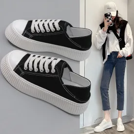 Women's Spring Trendy Easy Wear Cloth Canvas Shoes