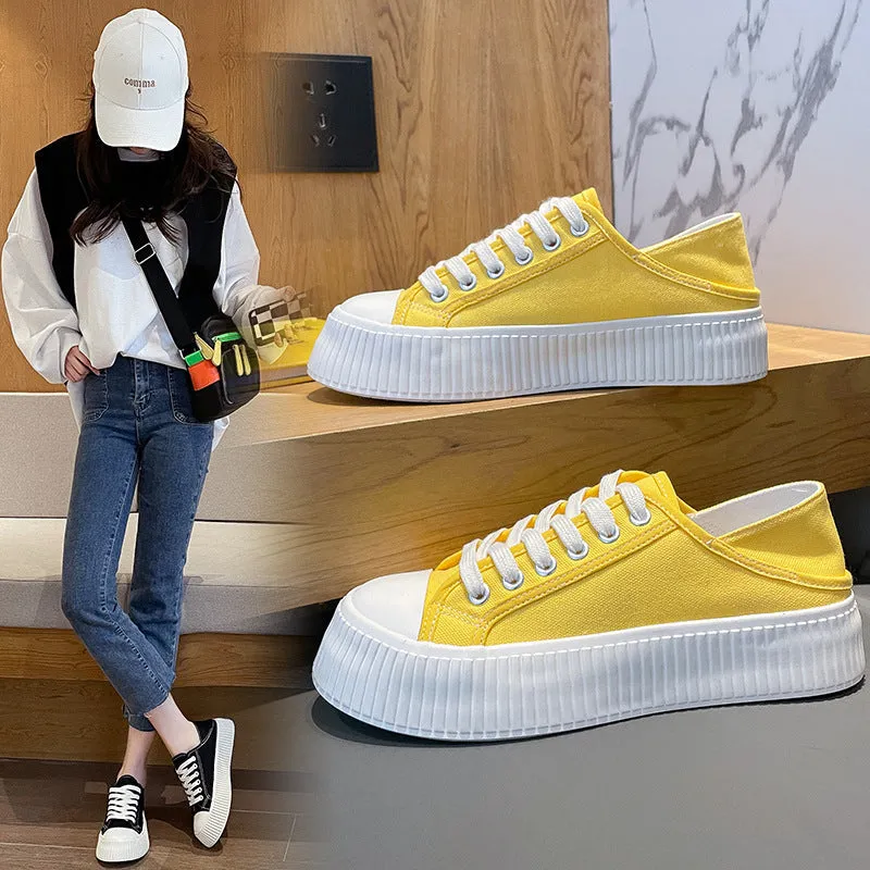 Women's Spring Trendy Easy Wear Cloth Canvas Shoes