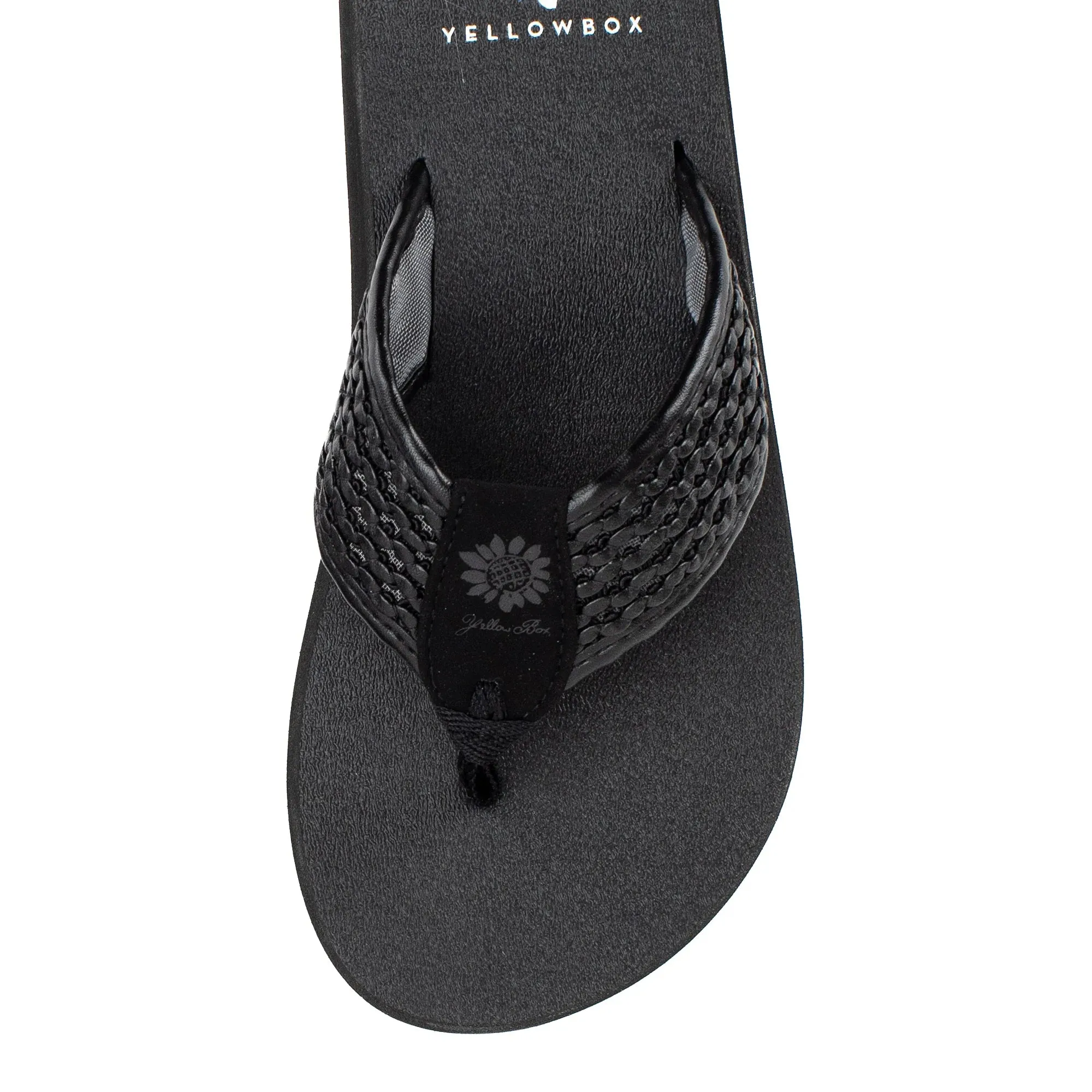 Yellow Box Women's Nana Flip Flop - Black 56607